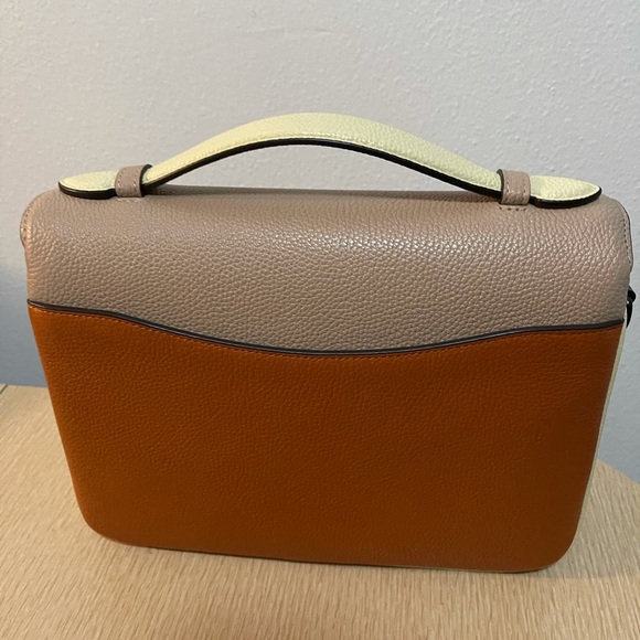 SOLD!! COACH Cassie Colorblk Crossbody Ginger mult - Picture 4 of 7